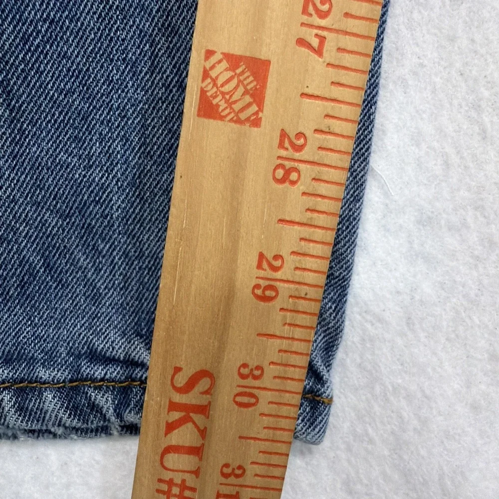 Levis 505 Jeans Men's 36x31 Blue Denim Regular‎ Straight Fit Medium Wash Red Tag